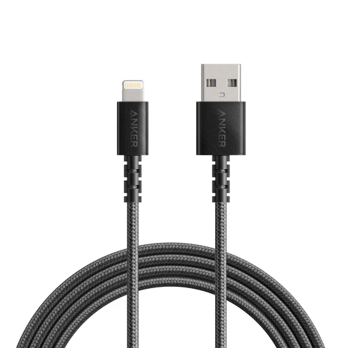 ANKER C89 USB MFI POWERLINE CABLE 0.9M BLACK WARRANTY 2 YEAR