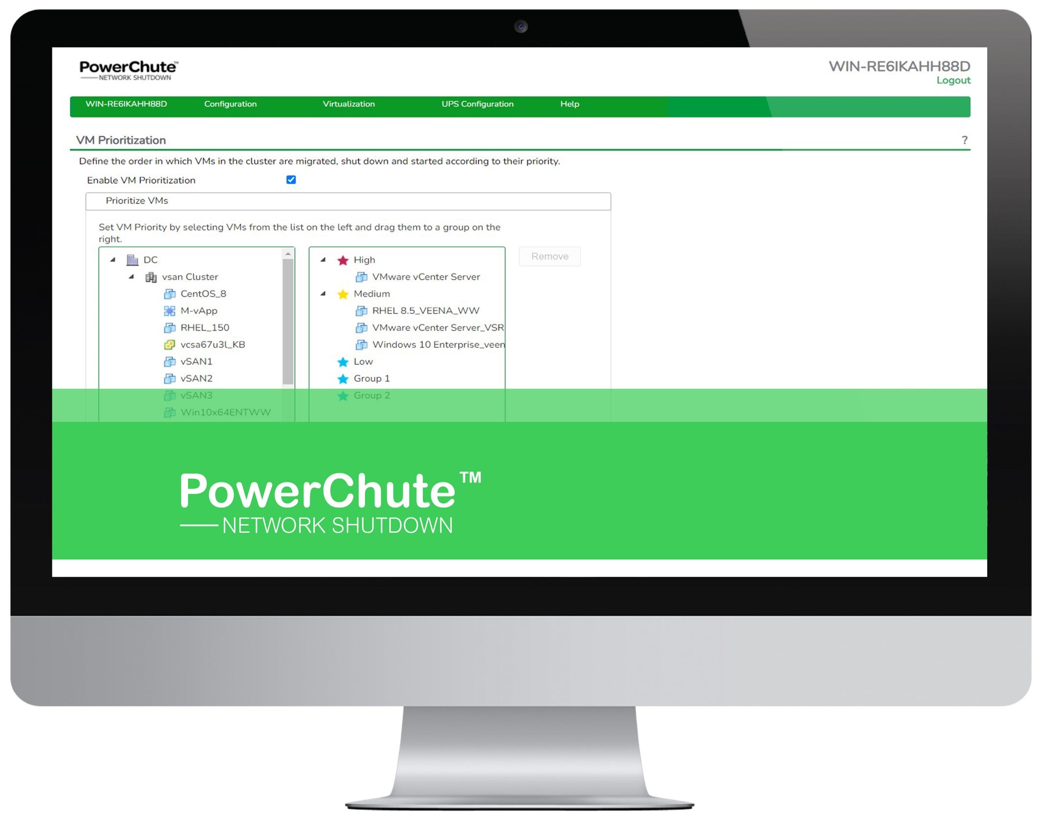 APC DIGITAL LICENSE POWERCHUTE NETWORK SHUTDOWN FOR VIRTUALIZATION AND HCI 1 YEAR